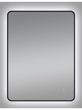 Ogledalo alu-ram 50x70, matt black - CL33